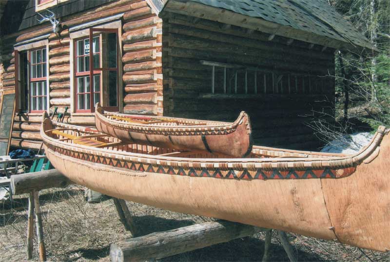 Ishpeming Birchbark Canoes